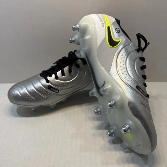 Nike Tiempo Legend 10 Elite Sg Pro Ac P Anti Clog Silver Men  display picture 1